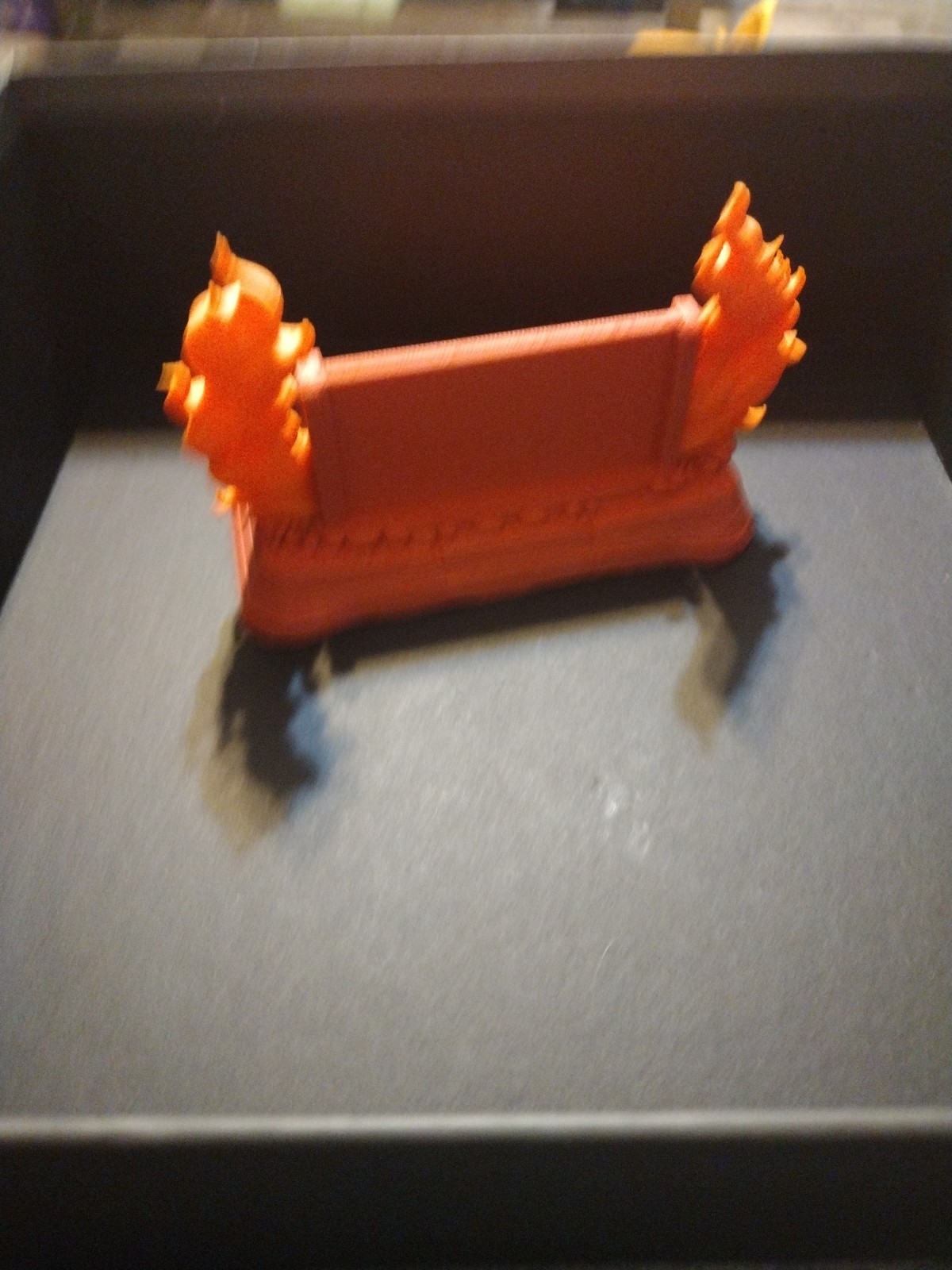 3d printed Fire Elemental Card Display Stand!! Great For Pokemon And Other TCG!!