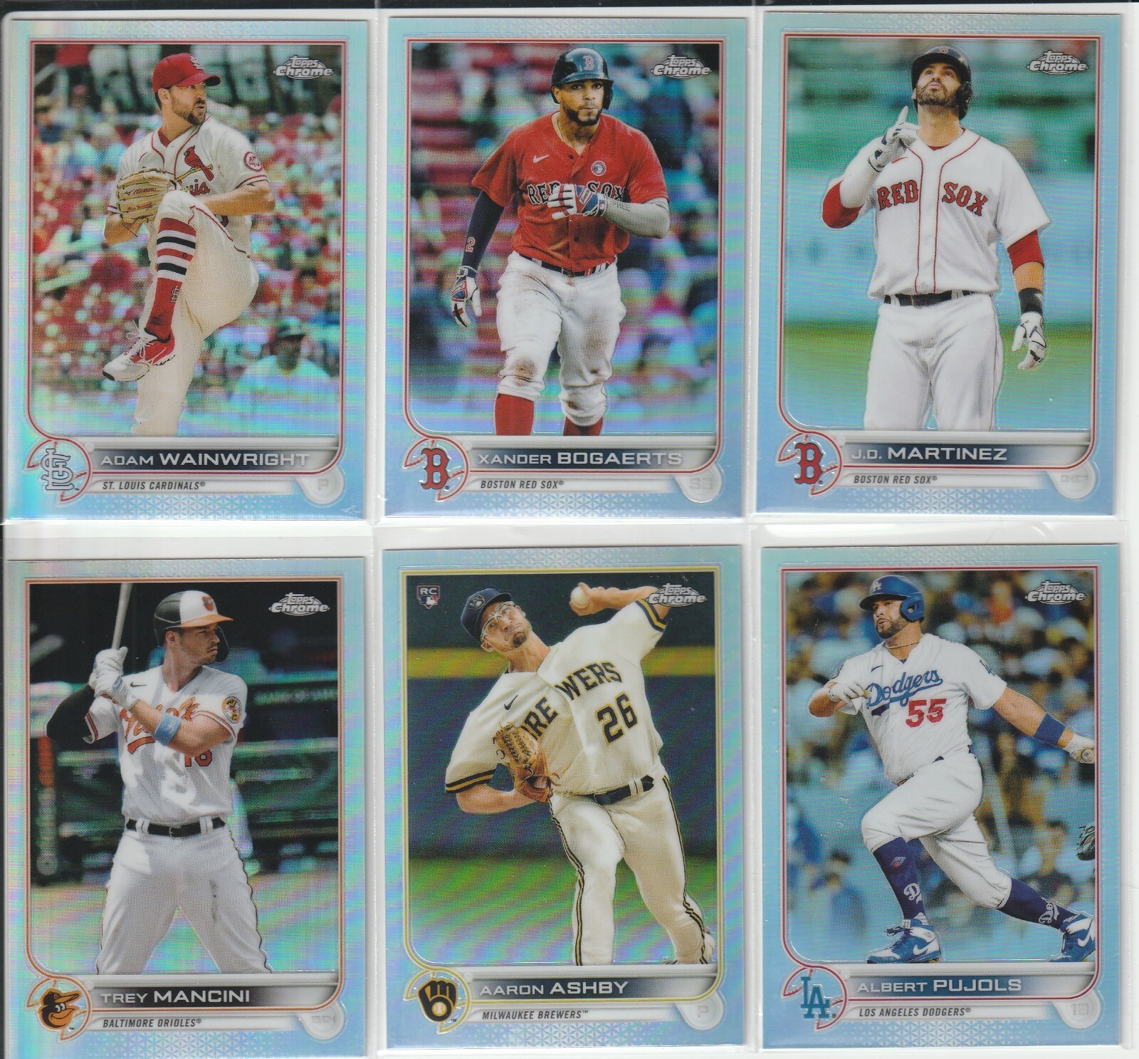 2022 Topps Chrome REFRACTORS Pink Sepia X-fractors Negative Magenta YOU PICK!