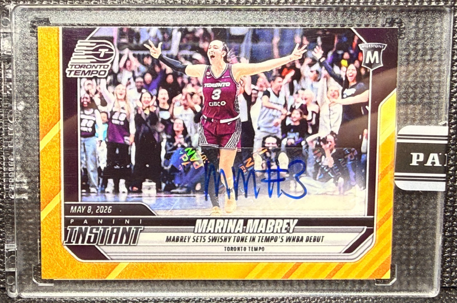 🏀 Marina Mabrey 2026 Panini Instant Swishy Tone Tempo Debut Gold Auto 4/10