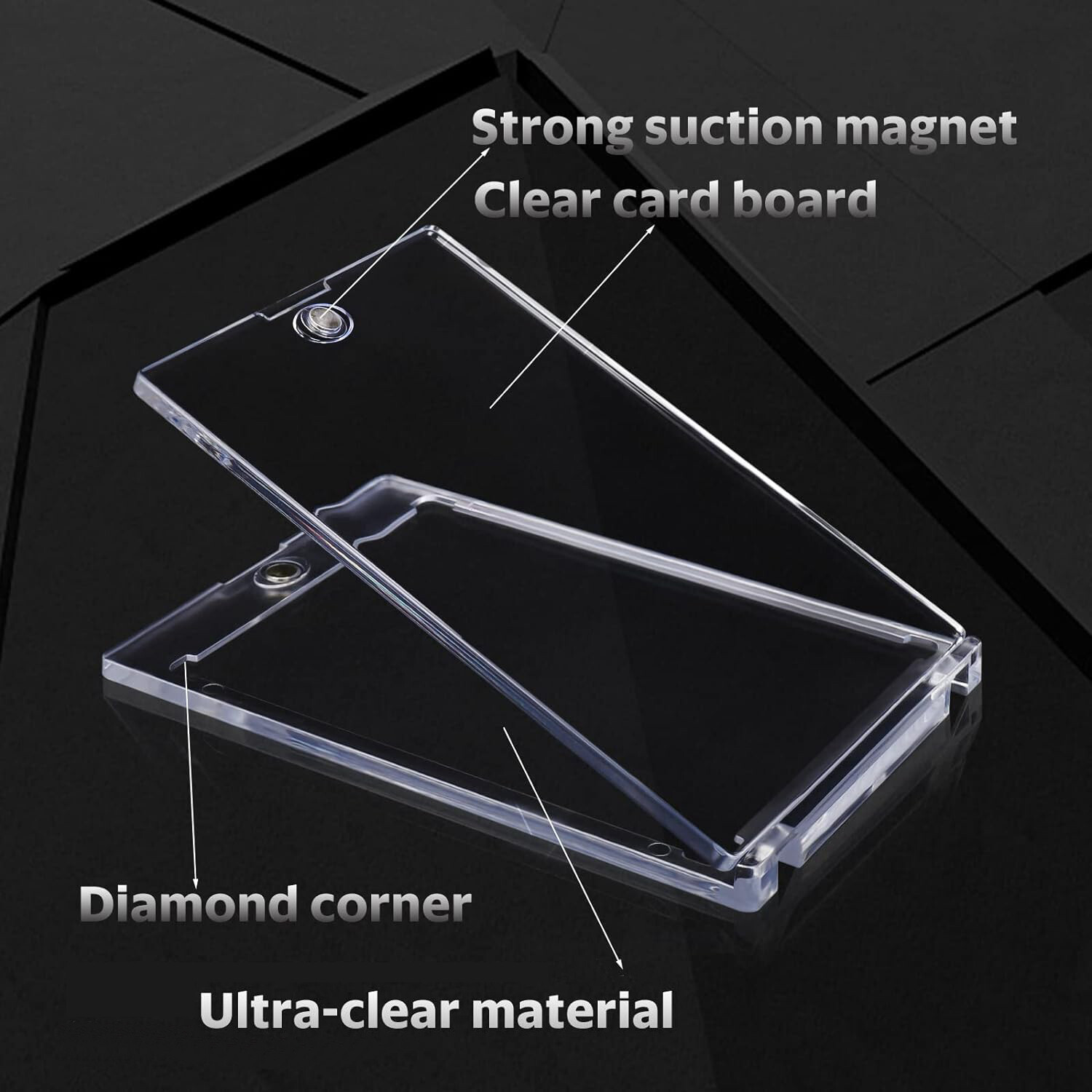 5Pcs Magnetic Card Holders One Touch 35 55 75 100 130 180 360Pt For Trading Card