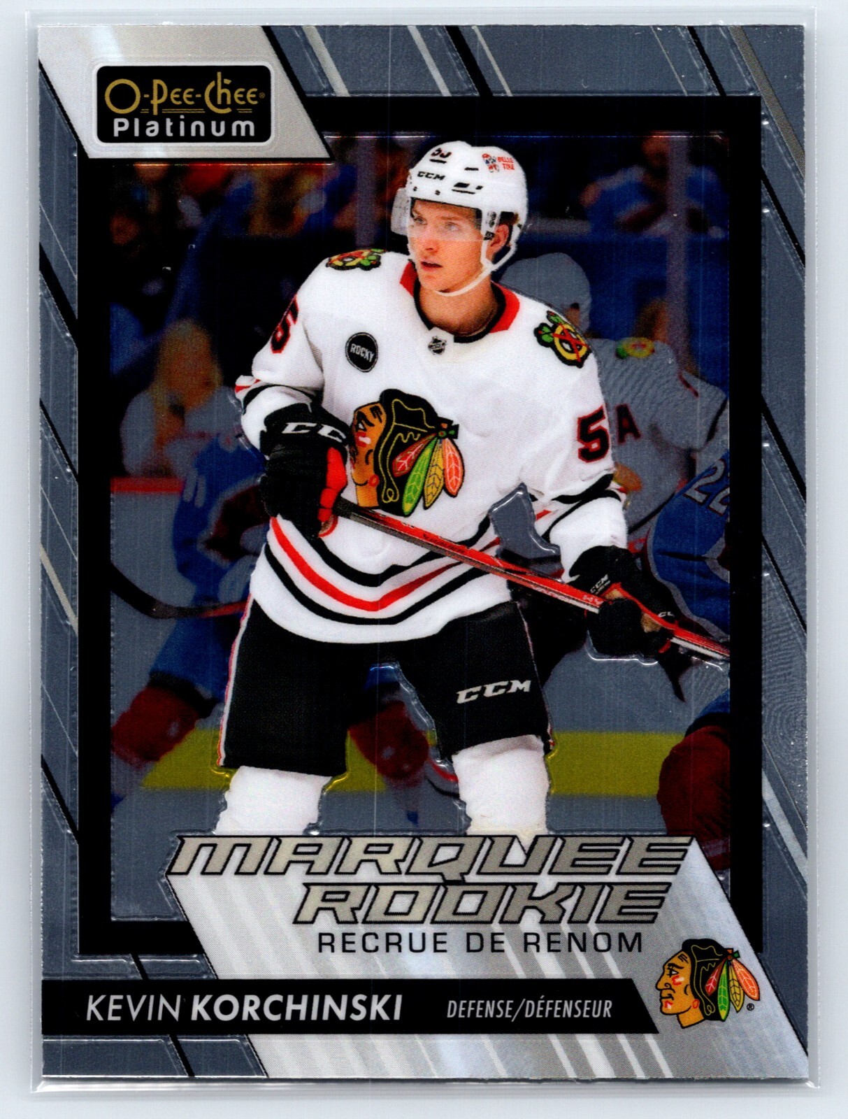 2023-24 O-Pee-Chee OPC Platinum Marquee Rookie RC 259 Kevin Korchinski Chicago