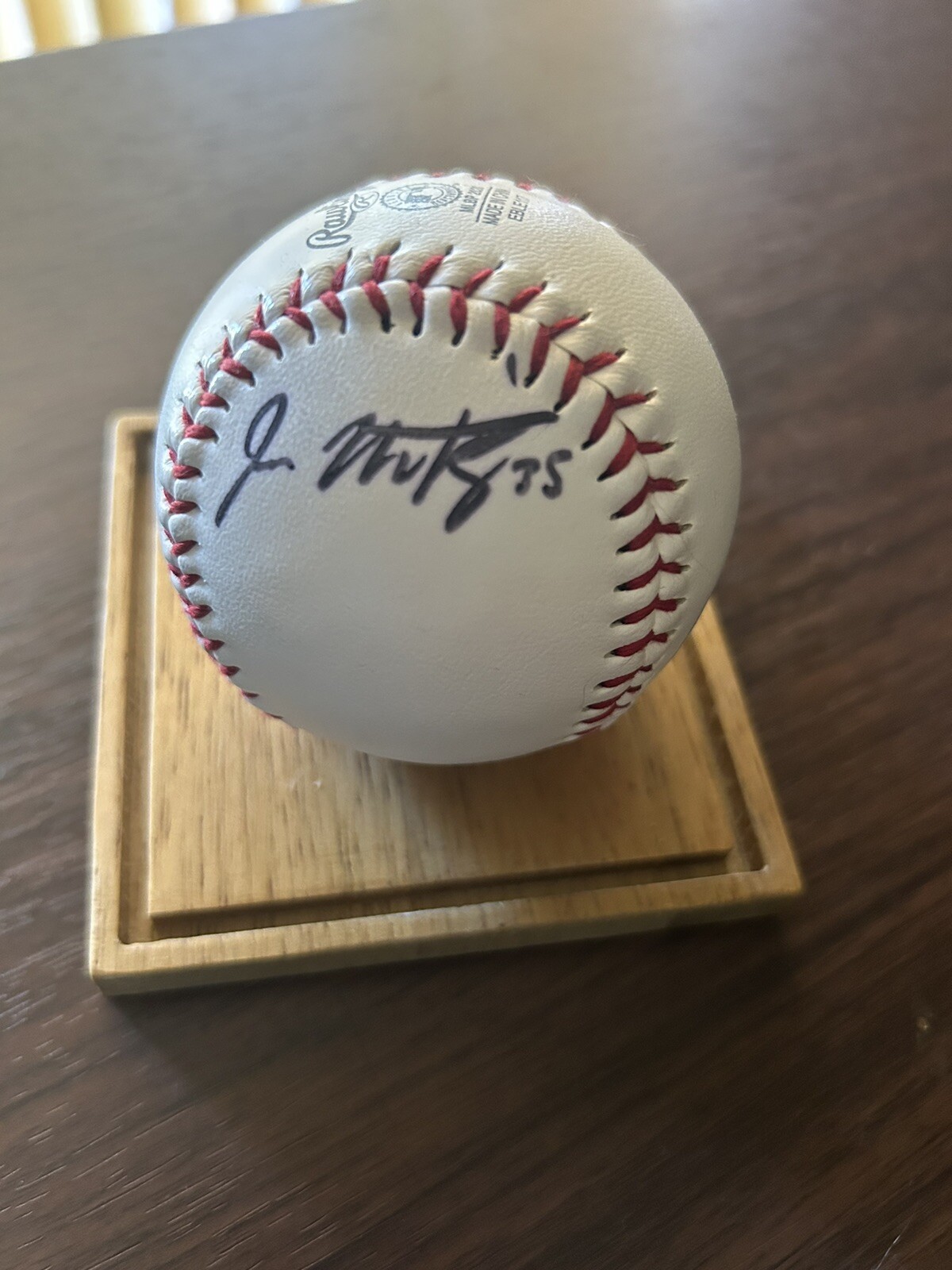 Joe Mantiply Signed Baseball – Arizona Diamondbacks – Case Not Available