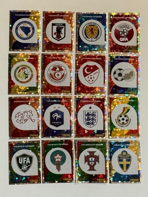 2026 Panini World Cup Sticker Collection Pick Your Sticker BADGES
