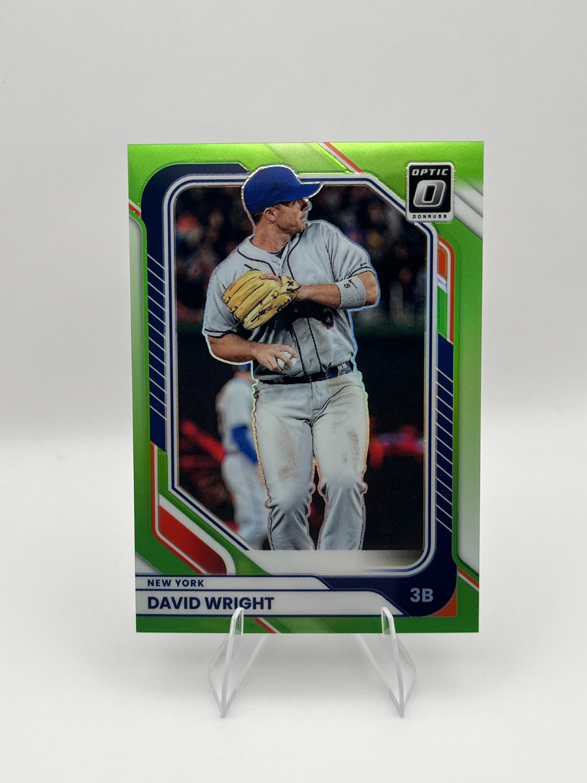 2026 Panini Donruss David Wright #20 Optic Lime Green /149 Mets