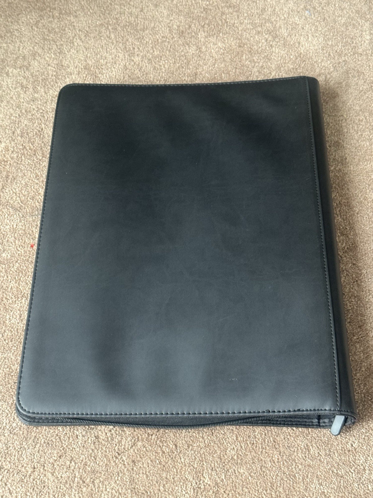 Black Zippered Trading Card Binder 3-Ring w/ 9-Pocket Pages Pokémon MTG