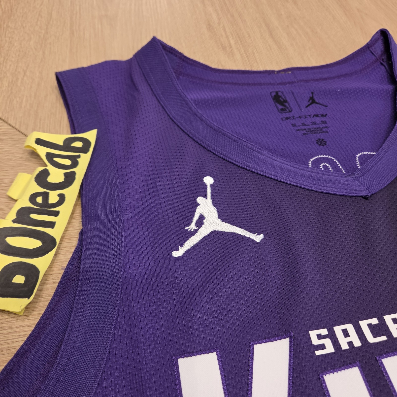 NBA Authentic Jersey Nike 52 Domantas Sabonis Sacramento Kings Statement Edition