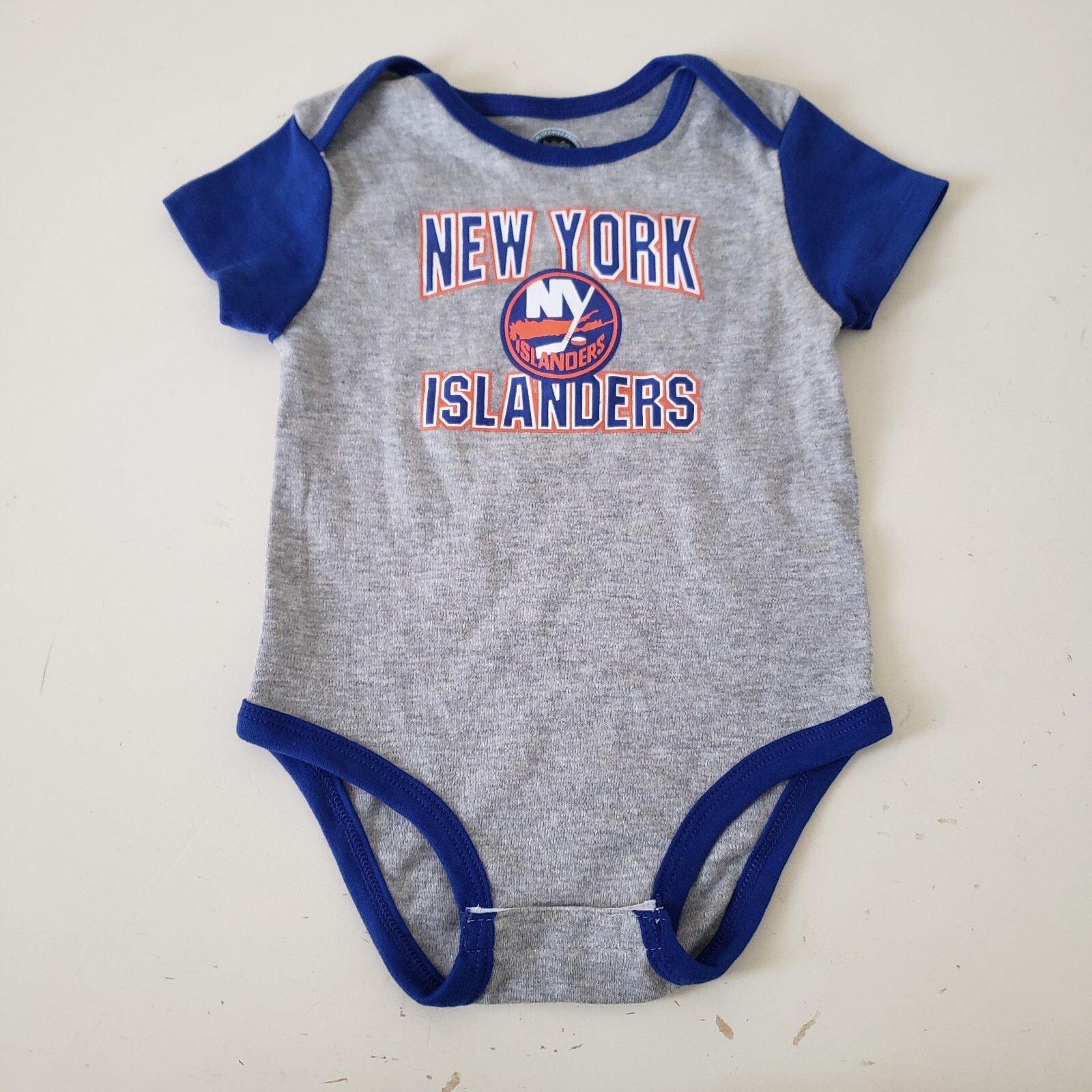 New York Islanders One Piece Creeper Baby Infant 3-6 Months Set Blue NHL NWT
