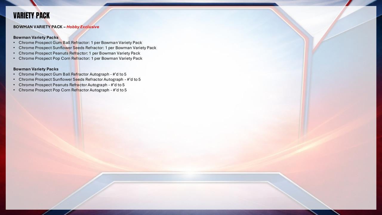 2026 Bowman Baseball Mega Box