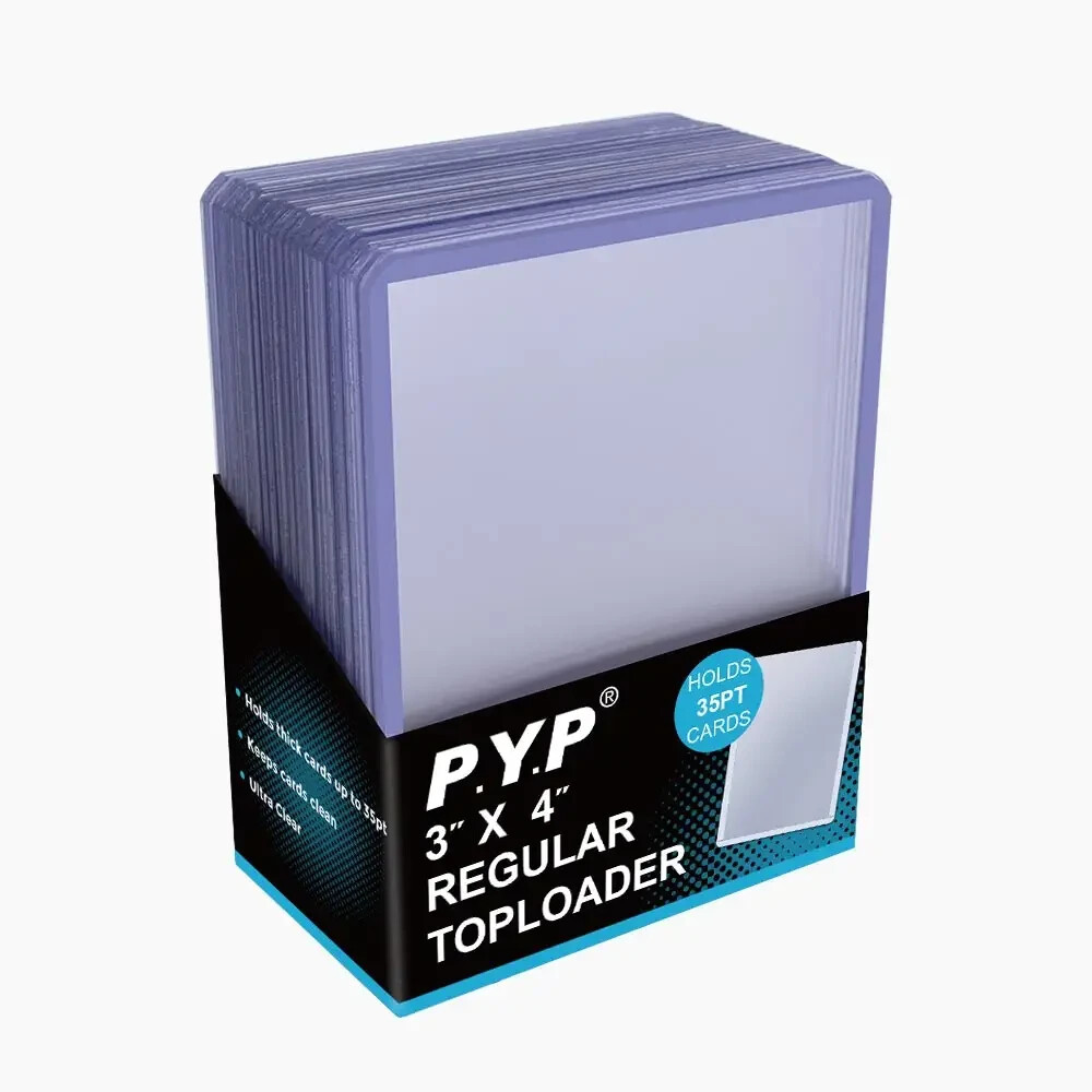 3″ x 4″ Topload Card Holder for Standard Trading Cards. Up to 20 pts. 50 count