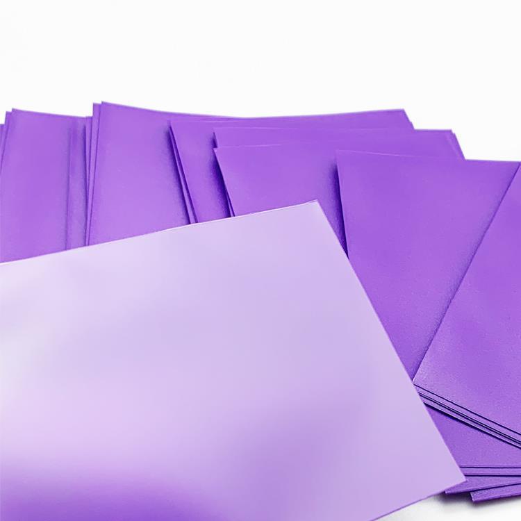 Lenayuyu 100pcs Purple color Protector Standard MTG Card Sleeves 66x91mm Matte