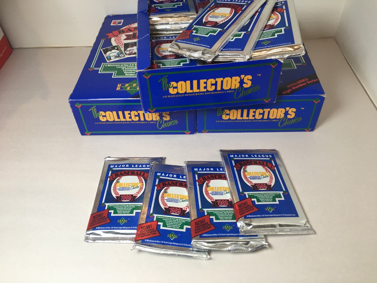 ONE 1989 Upper Deck Low Series Wax Pack ’10’ Ken Griffey Jr Rookie $3000+