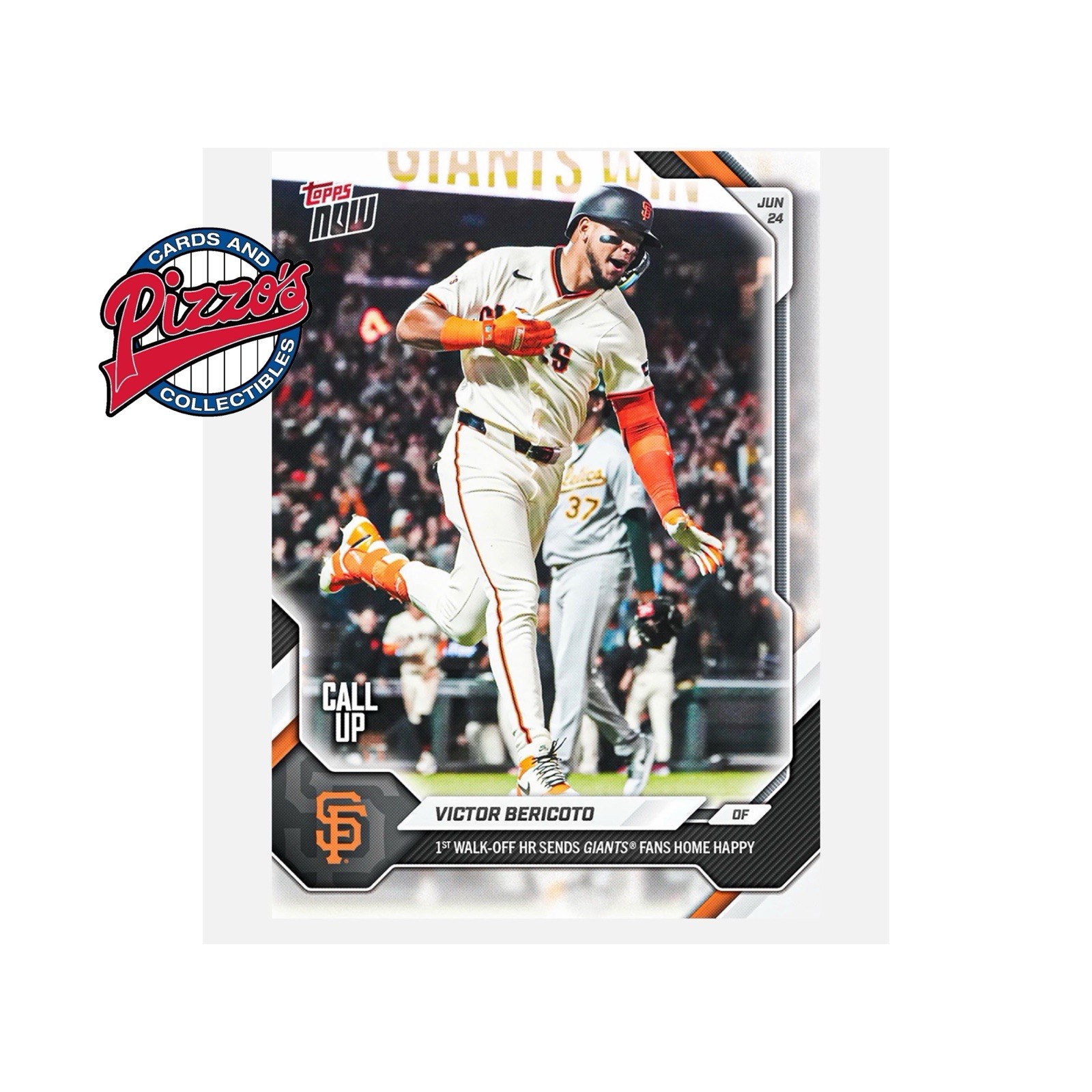 Victor Bericoto Call-Up Giants 1st Walk-Off 2026 MLB Topps NOW Card 374 Presale