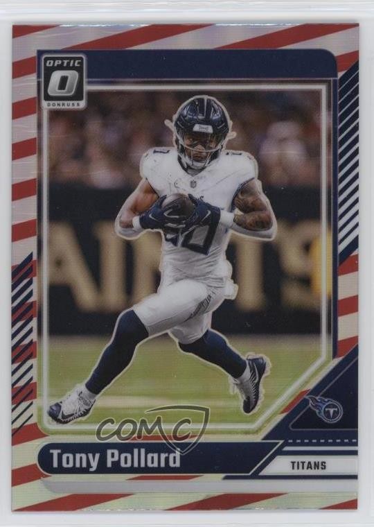 2024 Panini Donruss Optic Freedom Prizm Tony Pollard #190 10tb