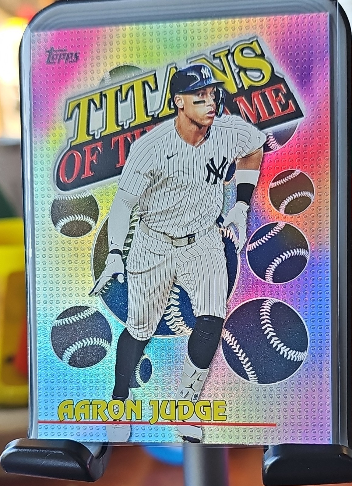 Topps 2026 Series 1 Titans of the Game Aaron Judge New York Yankees Card #TOG-3