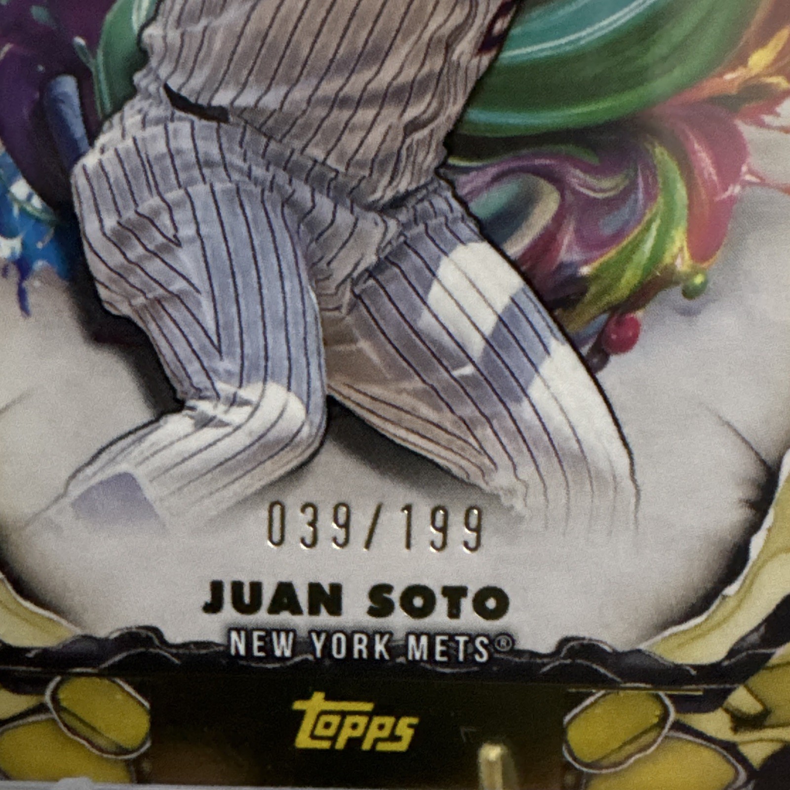 🔥🔥🔥Topps Inception 2025 Juan Soto New York Mets #15 Serial Numbered 039/199