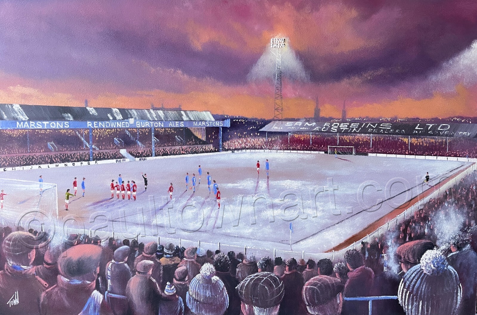 The Good Old Days, Highfield Road Coventry City – 20” x 30” Poster Print