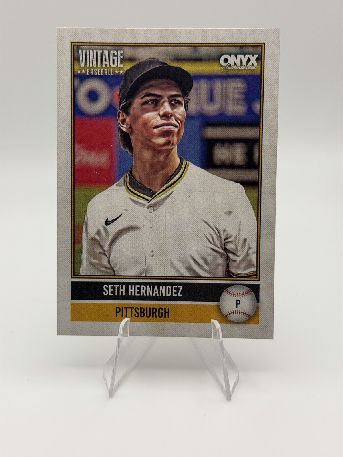 2026 Onyx Vintage Seth Hernandez #OV-SEHE Pittsburgh Pirates Base Card Prospect