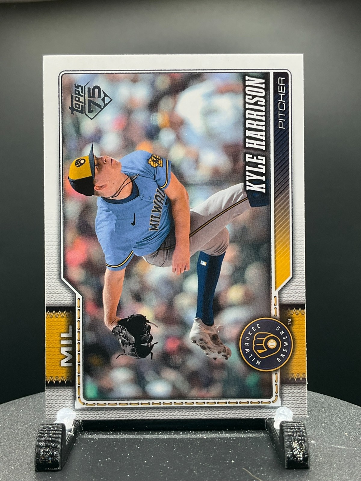 2026 Topps Series 2 Baseball #670 Kyle Harrison – Milwaukee Brewers