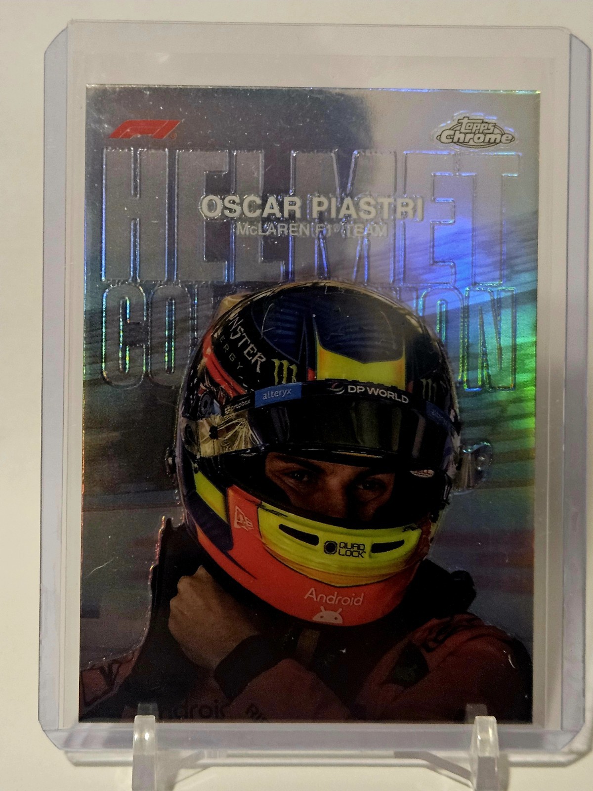 2024 Topps Chrome F1 Oscar Piastri Helmet Collection