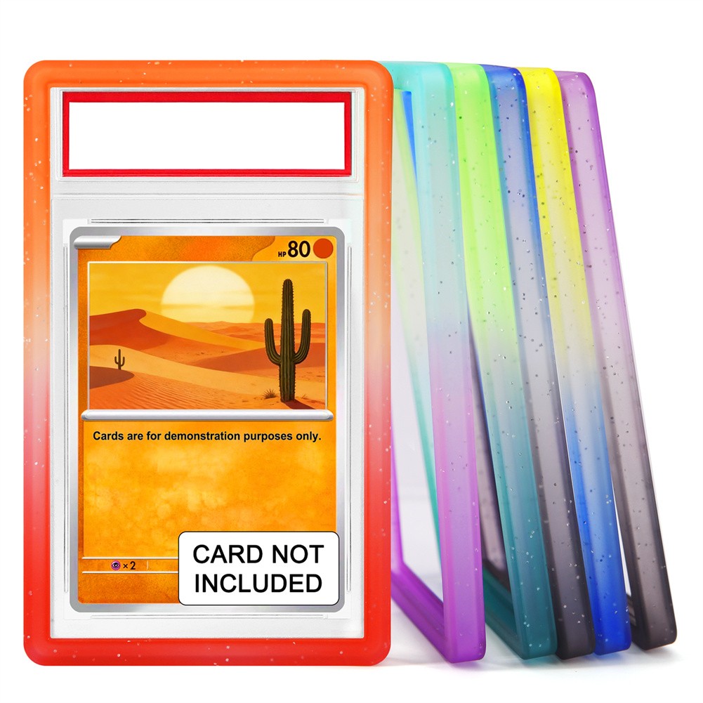 12PACK Gradient Colors For PSA Graded Card Slab TPU Bumper Guard Protector