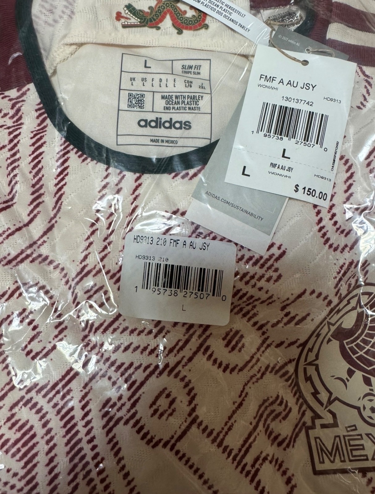 AUTHENTIC Adidas MEXICO AWAY JERSEY 2022 MENS HD9313 New NWT ORIGINAL