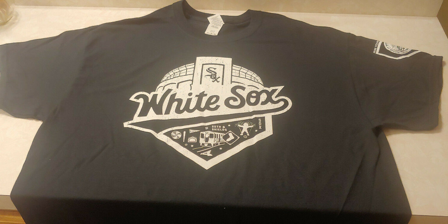 CHICAGO WHITE SOX SGA T-SHIRT XL BLACK 9/26/19 Free Shipping
