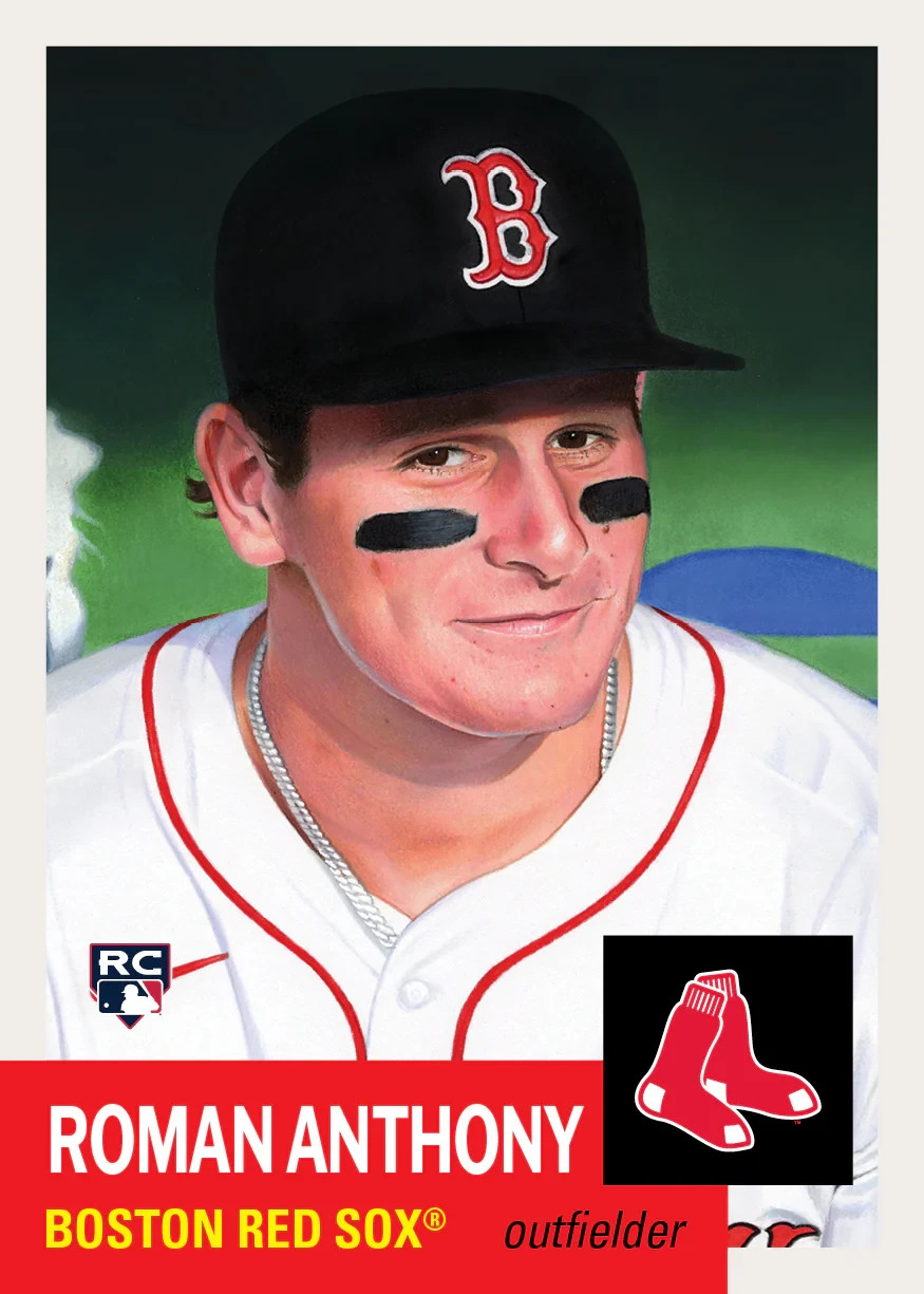 2026 Topps Living Set Card 926 Roman Anthony – Rookie – Only 25 Cents Shipping!