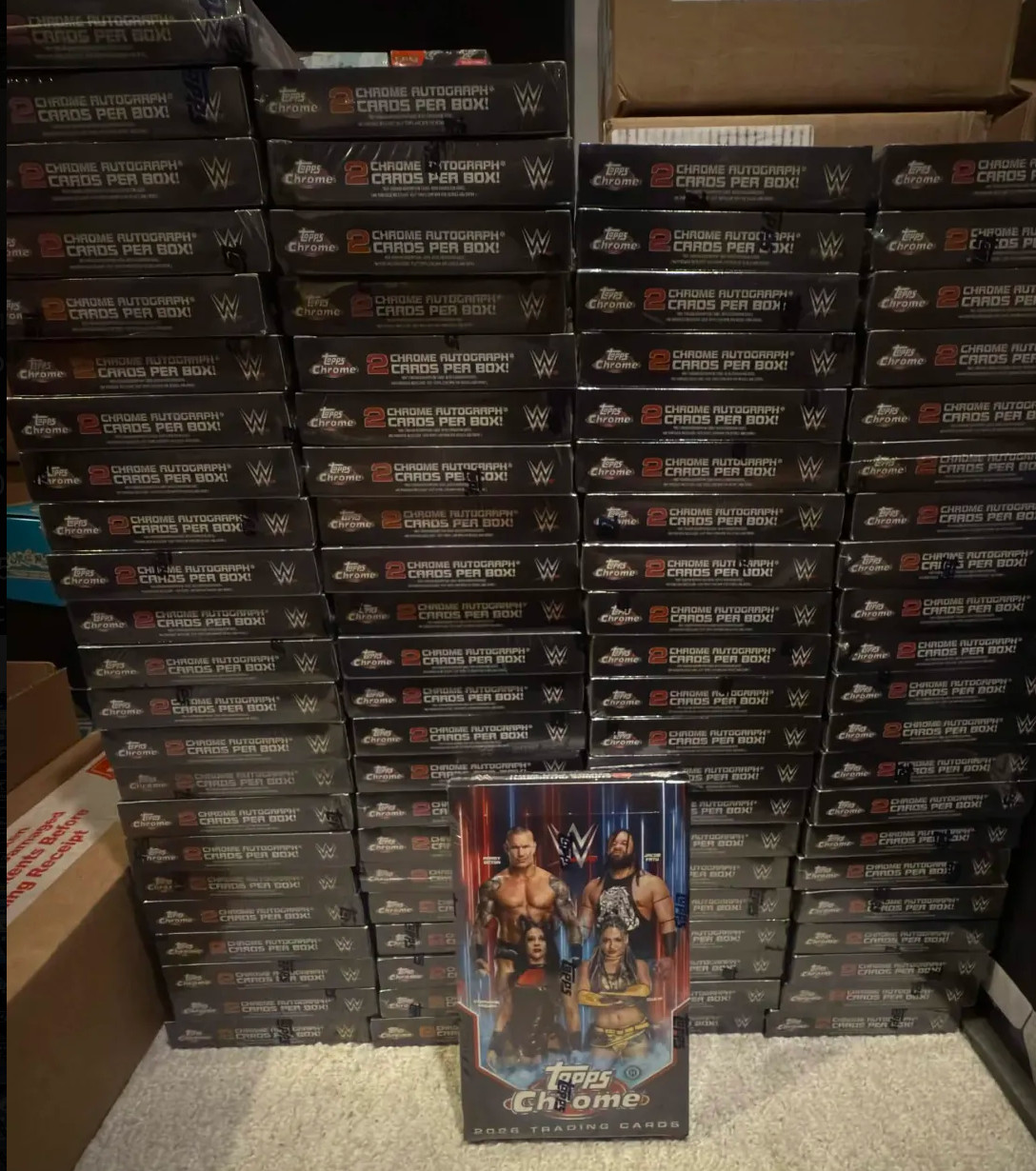 2026 Topps Chrome WWE Hobby Box Factory Sealed IN HAND *QTY*