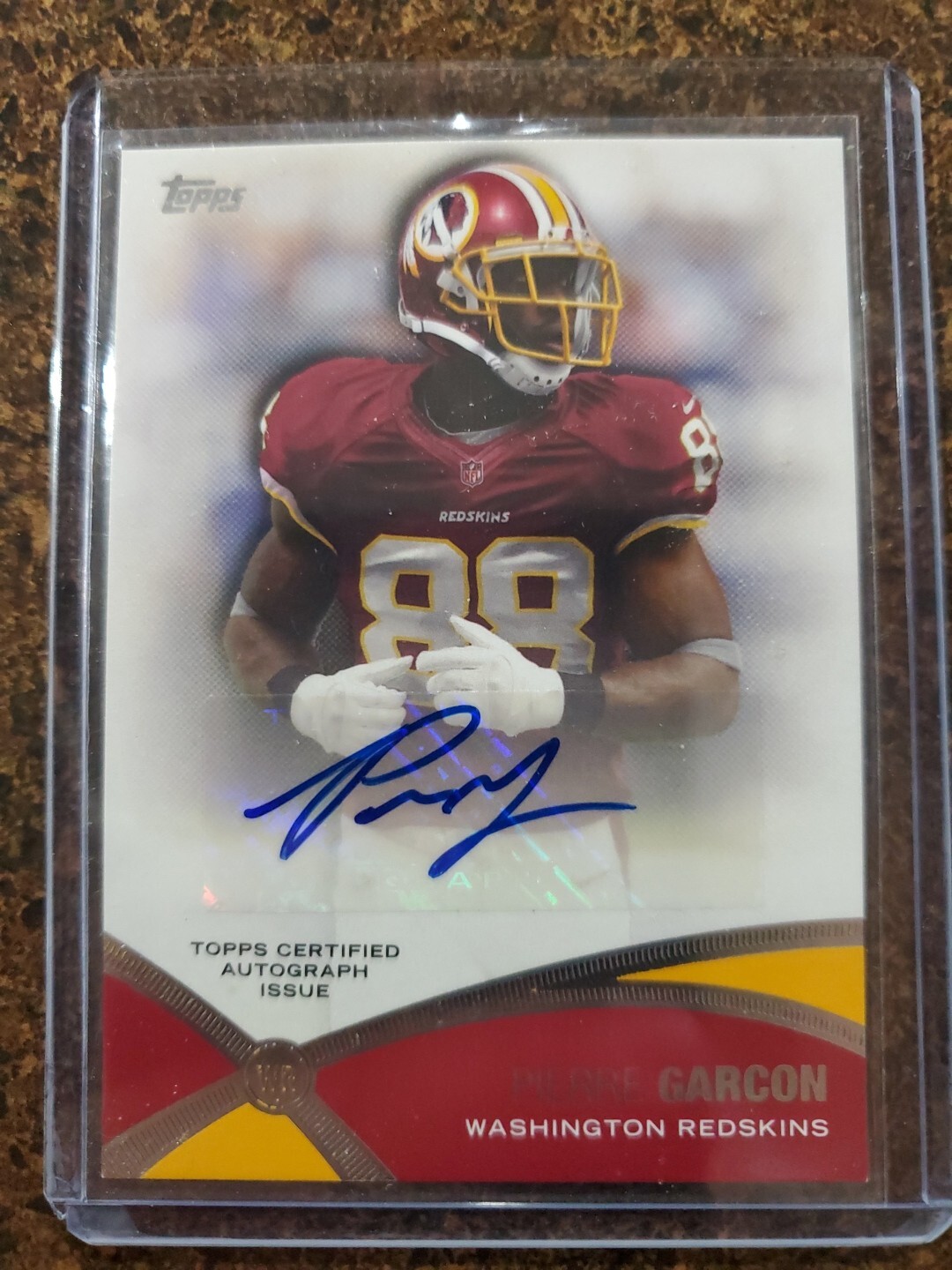 2012 TOPPS Prolific Playmakers Autogragh Card Pierre Garcon Auto Rare