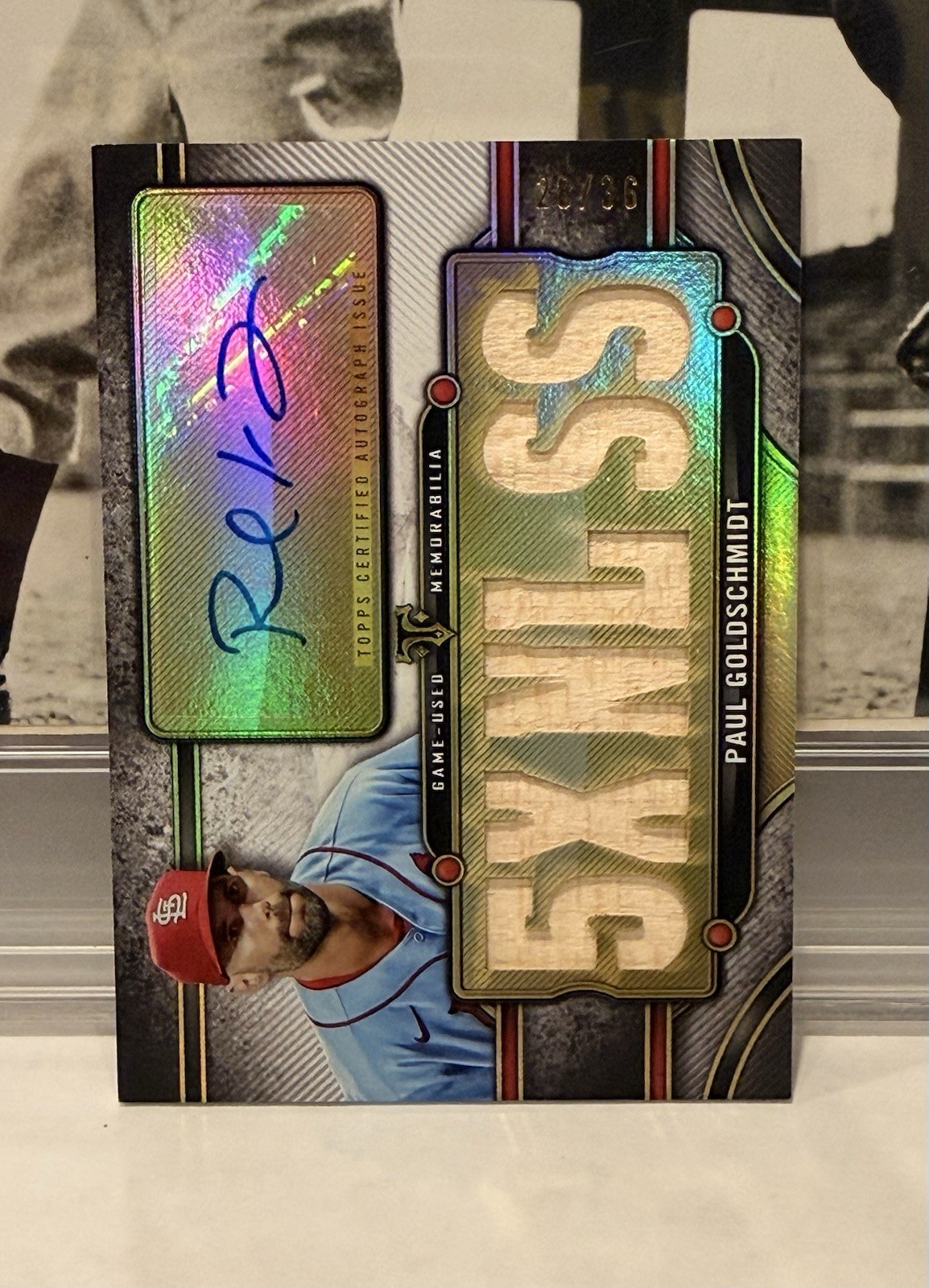 Paul Goldschmidt 2024 Topps Triple Threads Auto Relic /36 #TTAR-PG1