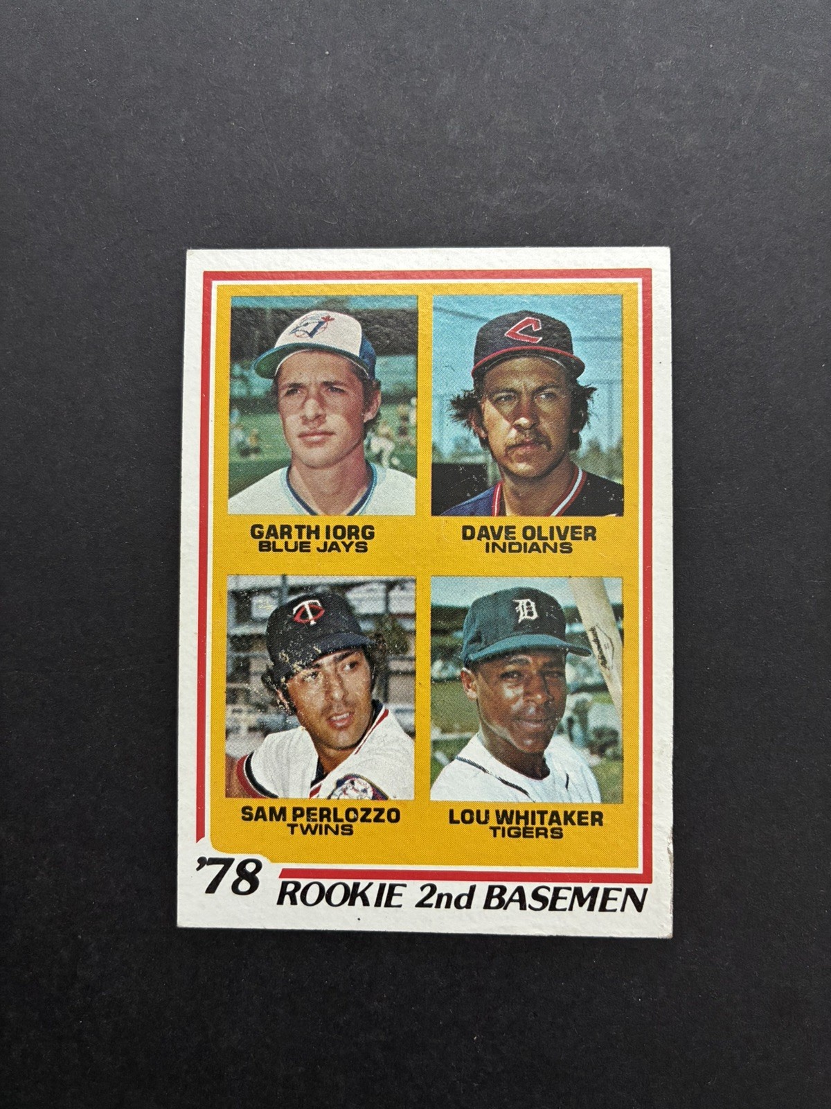 1978 Topps #704 Lou Whitaker Rookie RC 2nd Basemen | Detroit Tigers Future HOF