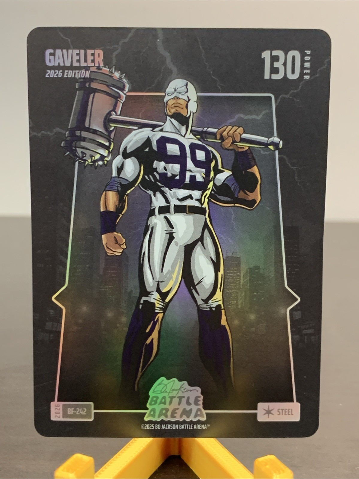 2026 Bo Jackson Battle Arena Gaveler *Aaron Judge Steel Battlefoil BF-242