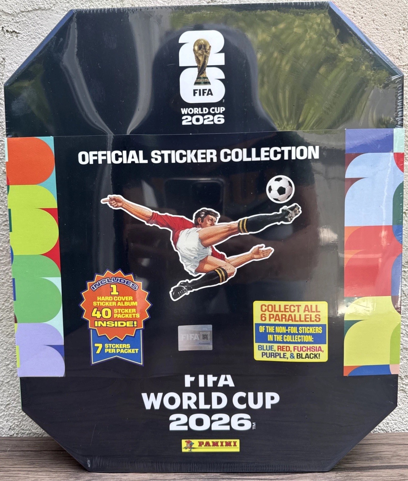 FIFA World Cup 2026 Stadium Box Hardcover Album 40 Packs NEW