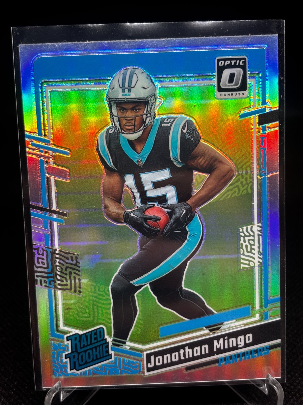 2023 Panini Donruss Optic – Rated Rookie Jonathan Mingo #215 Holo Prizm (RC)