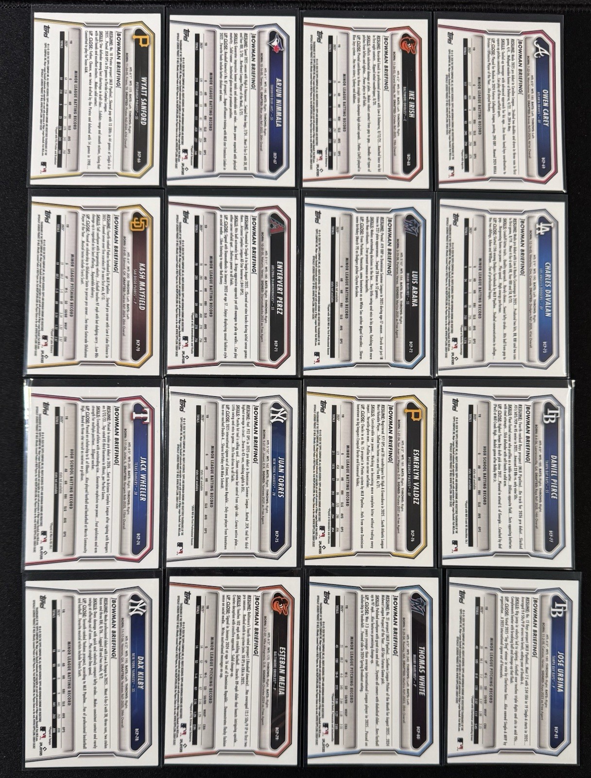 2026 Bowman Baseball – BCP 1 – BCP 150 Chrome Base (You Pick) Multi-Buy Discount