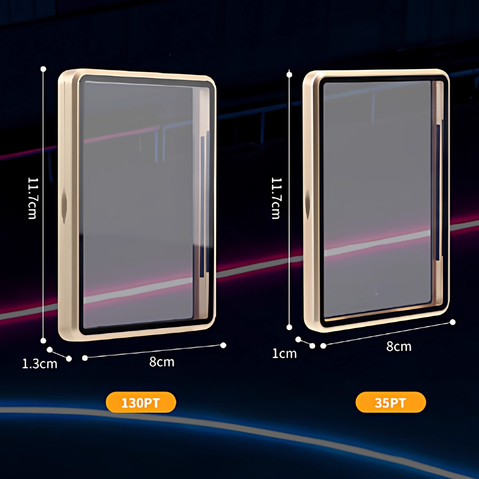 One Magnetic Trading Card Protector Ultra Metal Touch for PRO 35/130PT Holder
