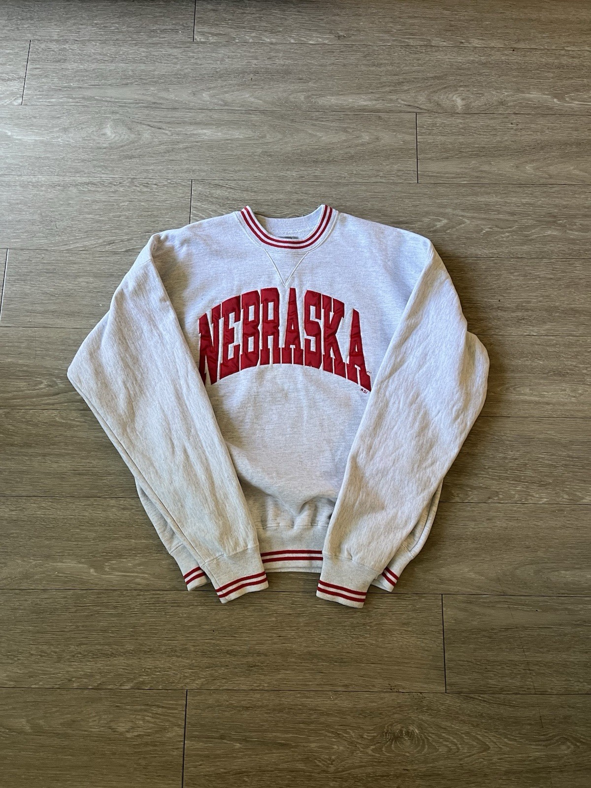 Vintage Legends Nebraska Huskers Sweatshirt Men’s Large 90s USA Made Gray/Red