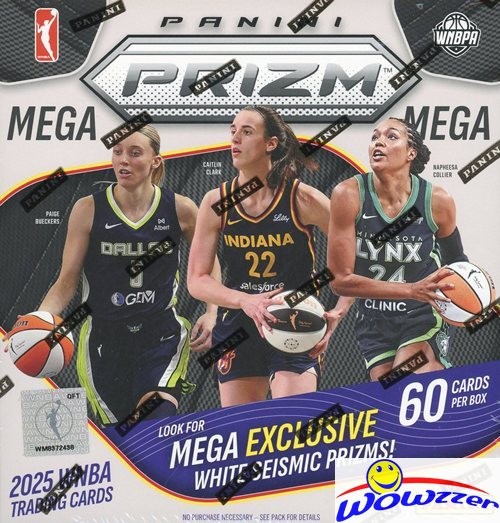 2025 Panini PRIZM WNBA Basketball EXCLUSIVE HUGE Factory Sealed MEGA Box!