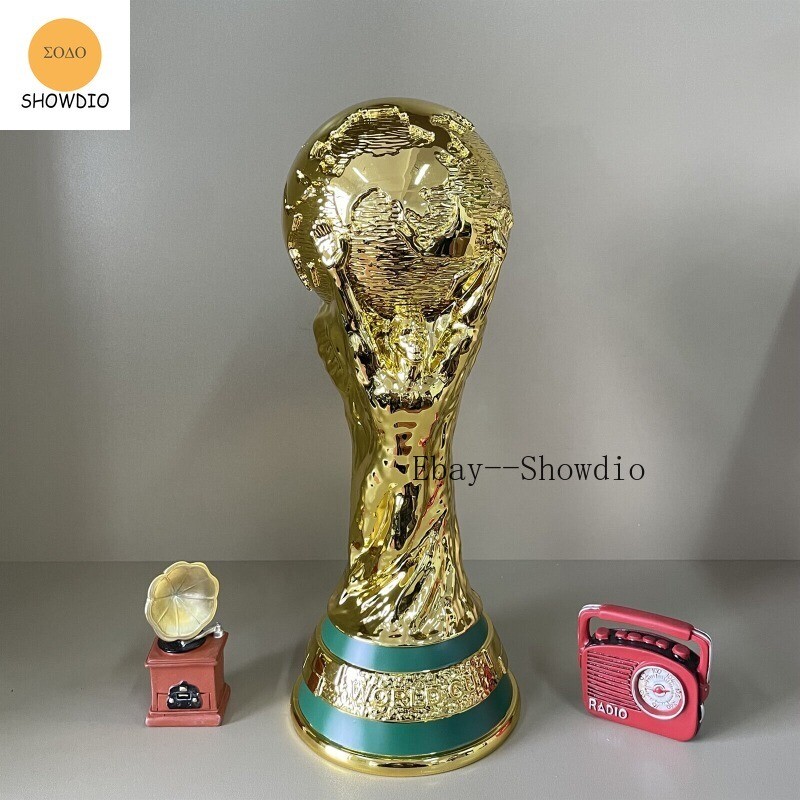 1:1 World Cup Replica Trophy Full Size 2022 Qatar –Height 36cm/14in Total 0.5kg