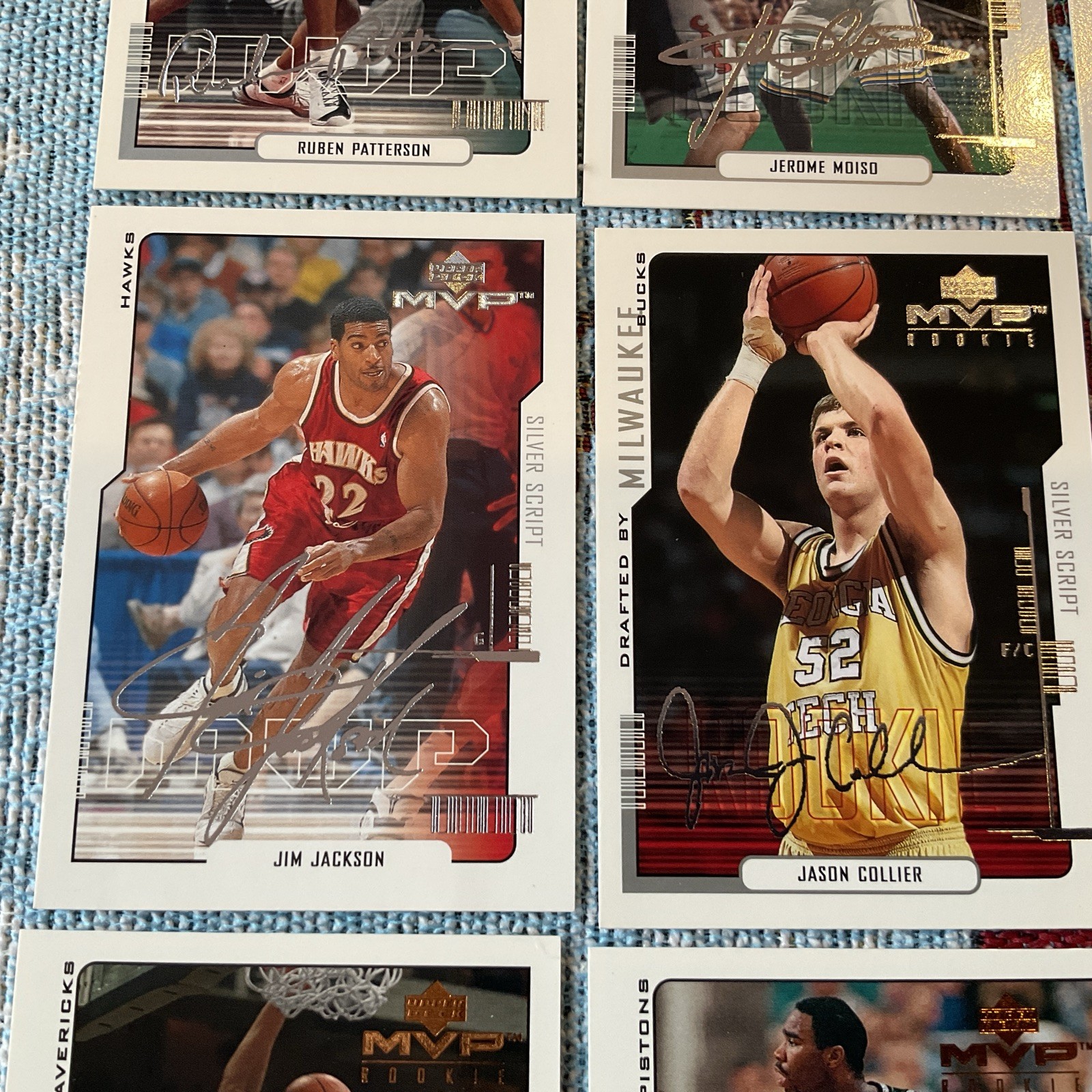 1999-00 Upper Deck MVP SILVER SCRIPT AND REG Basketball Lot Of 12 SEE List.