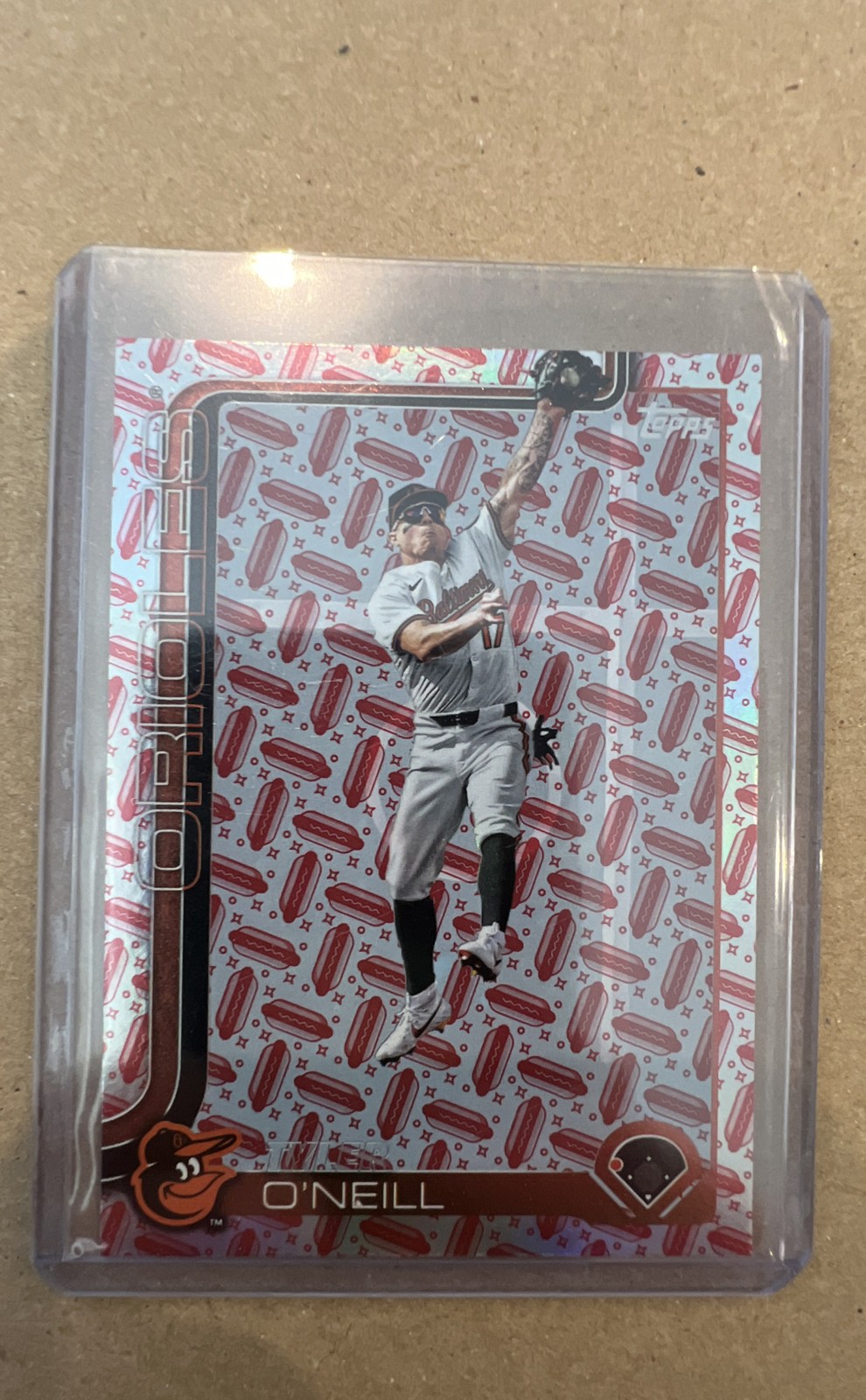 🌭 2025 Topps Series 2 – Tyler O’Neill #533 Holiday Hot Dogs /99 – Orioles SP 🌭