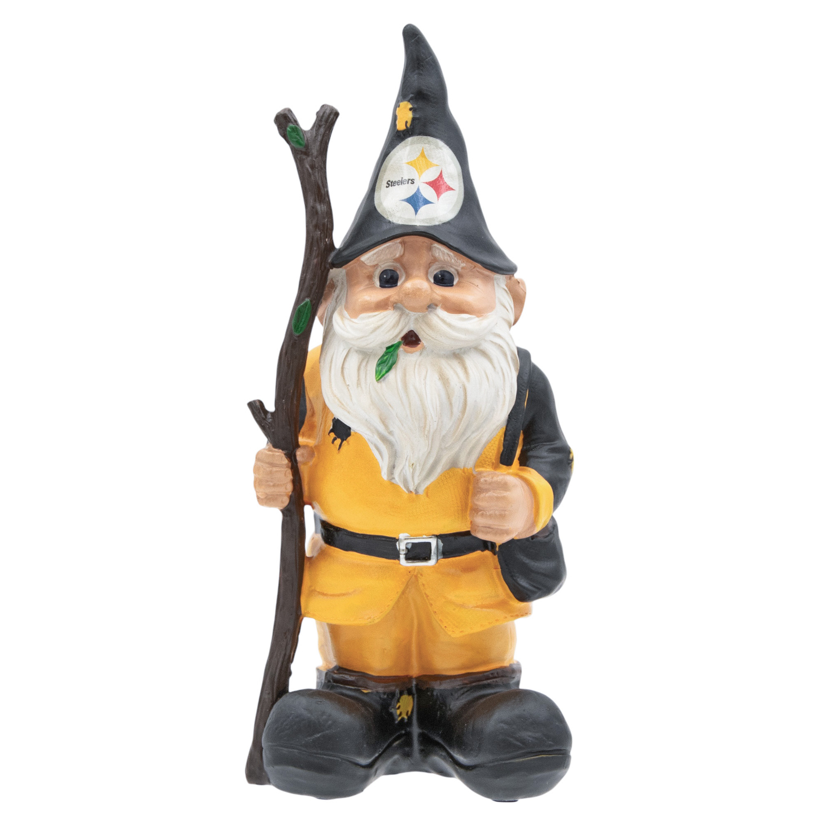 Officially Licensed NFL Pittsburgh Steelers 8-1/2″ Poly-resin Garden Gnome