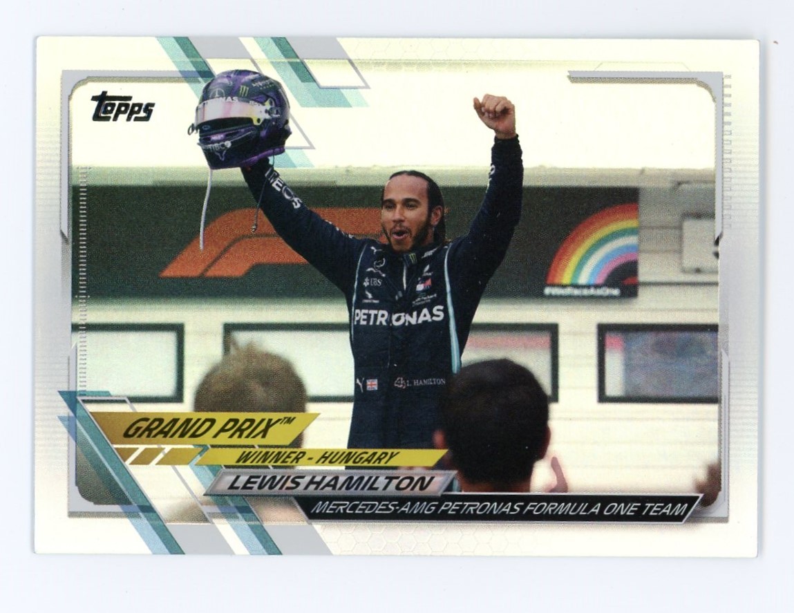 2021 Topps Formula 1 Sparkle Foil Lewis Hamilton #140