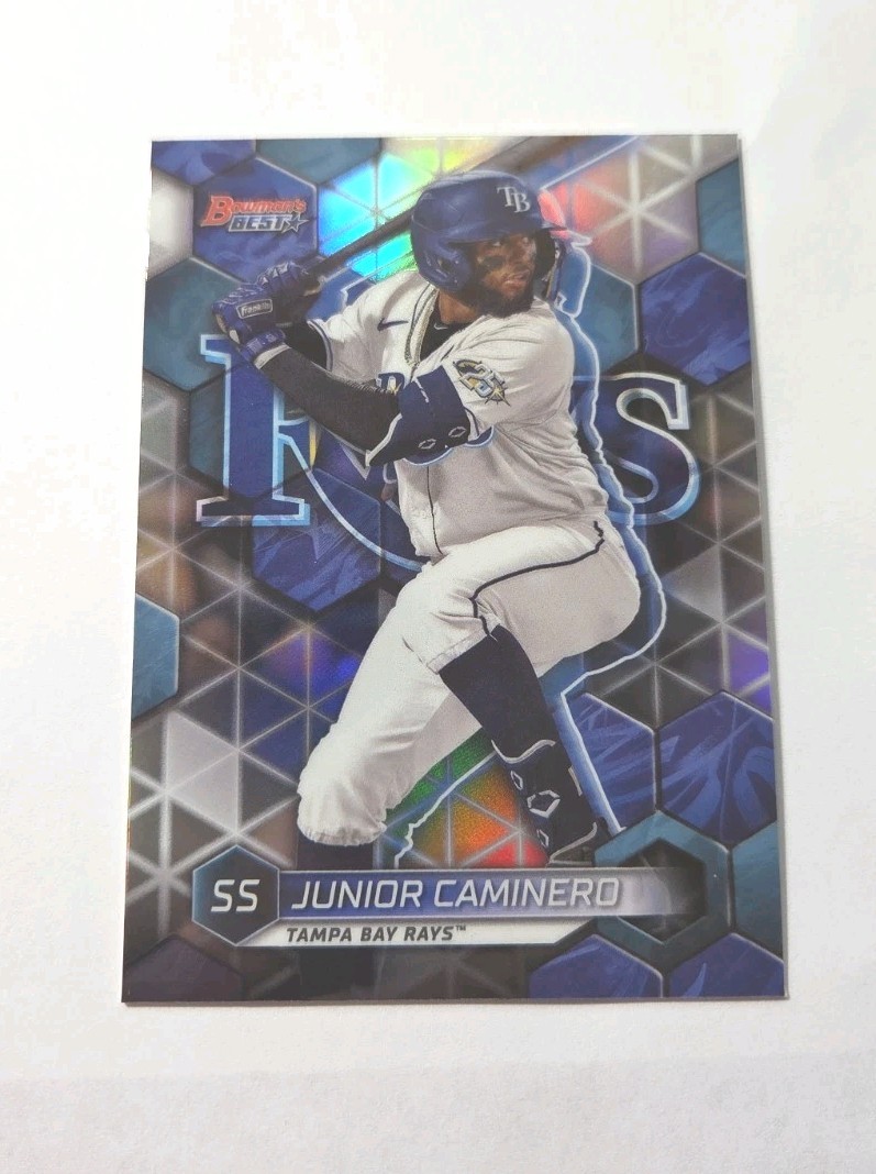 2023 Bowmans Best Refractor #TP-18 Junior Caminero RC (RAYS) !!