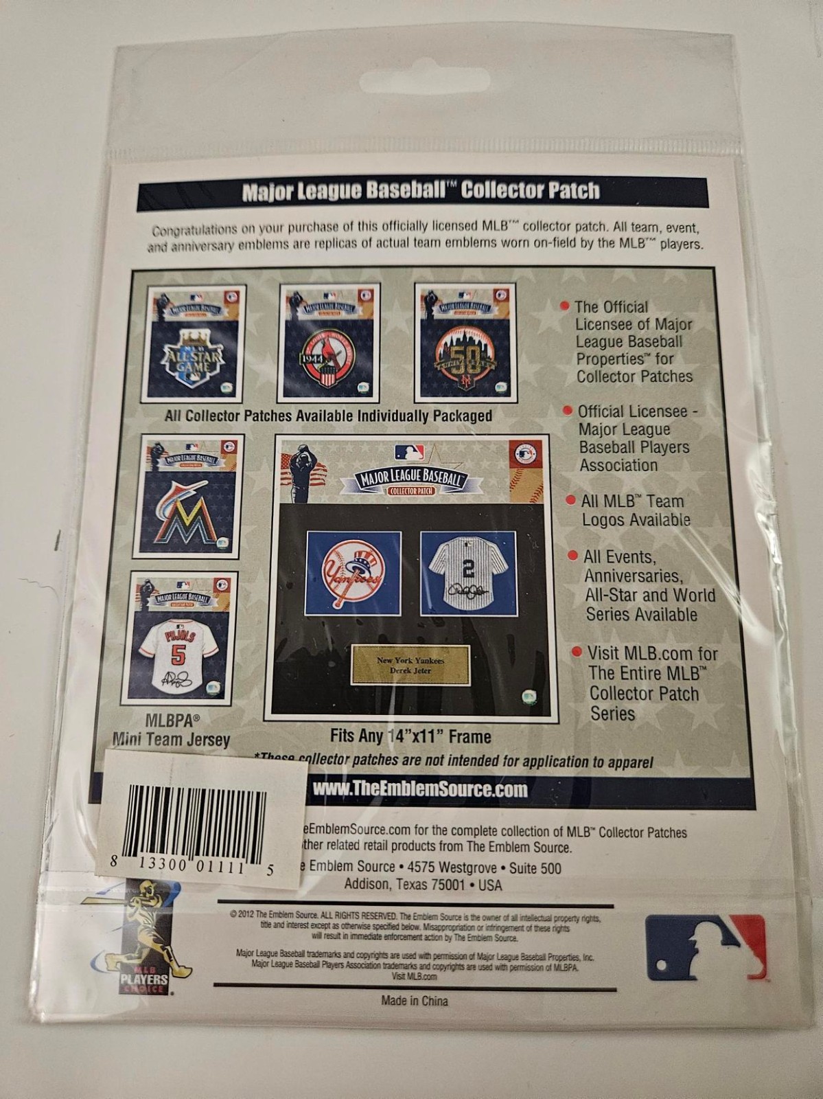 Boston Red Sox Collector Patch MLB Major League Baseball World Series Logo