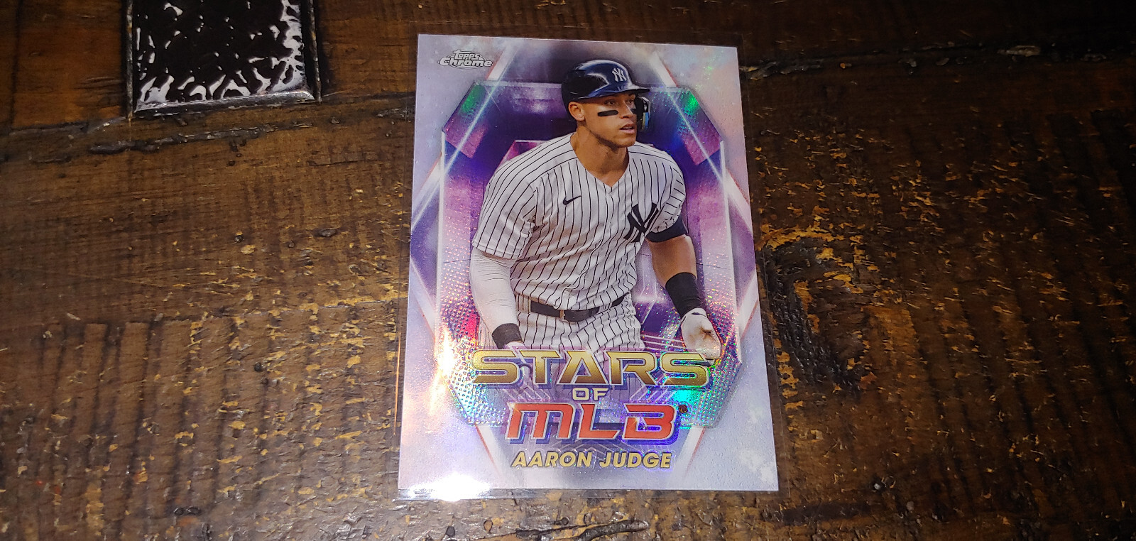 A20: 2023 Topps Chrome Aaron Judge Stars of MLB #SMLBC-13 Card