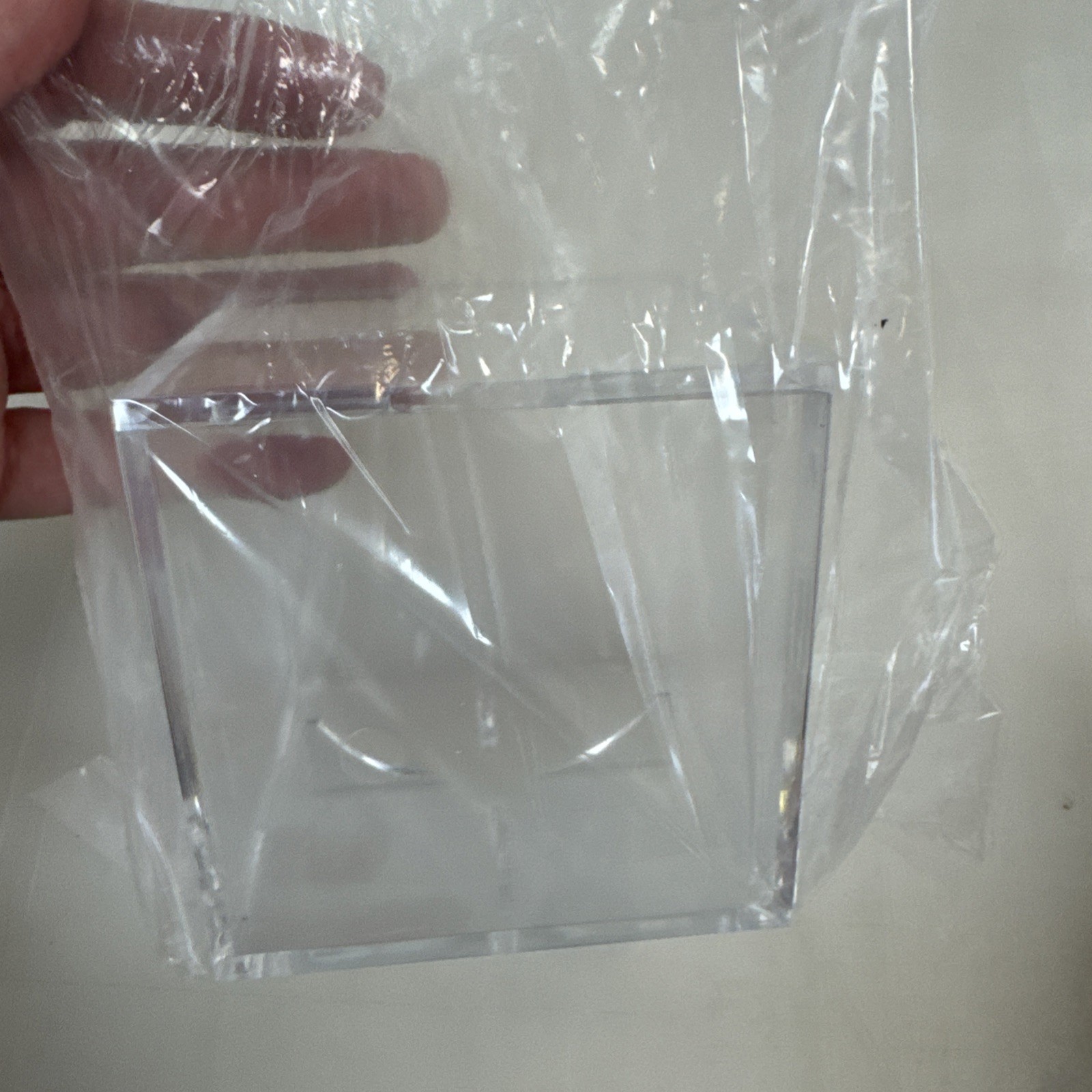 Baseball Display Case Uv Protected Acrylic Clear Baseball Holder Square Cube Bal