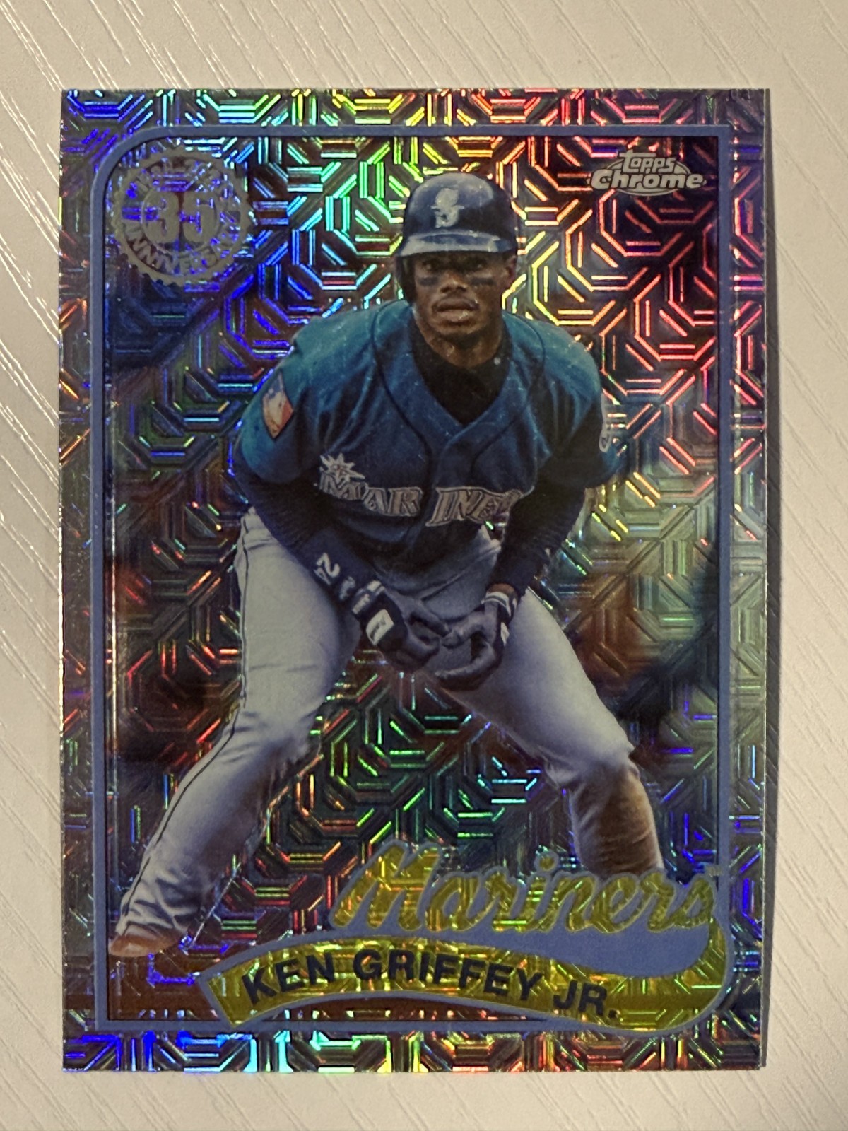 Ken Griffey Jr. 2024 Topps Silver Pack 1989 Chrome Mojo Refractor Mariners