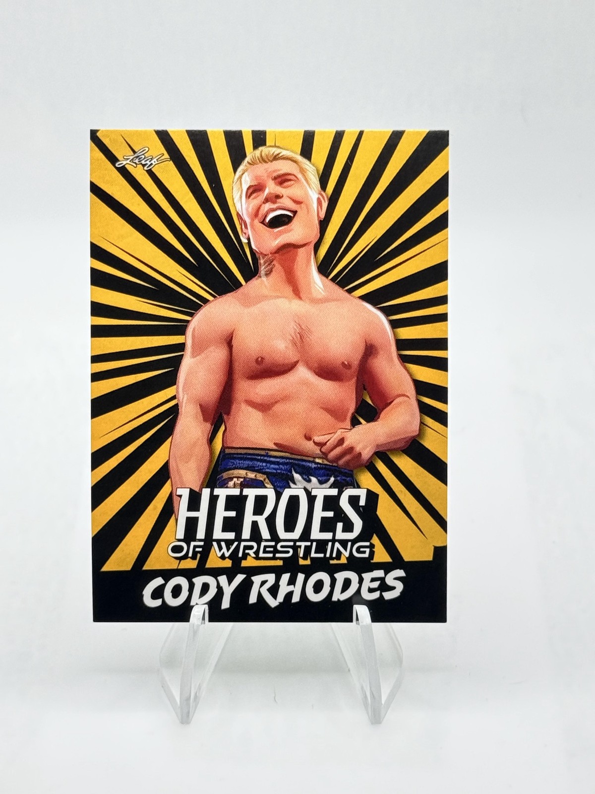 2023 Leaf Heroes of Wrestling Cody Rhodes WWE The American Nightmare #B-3 Gold