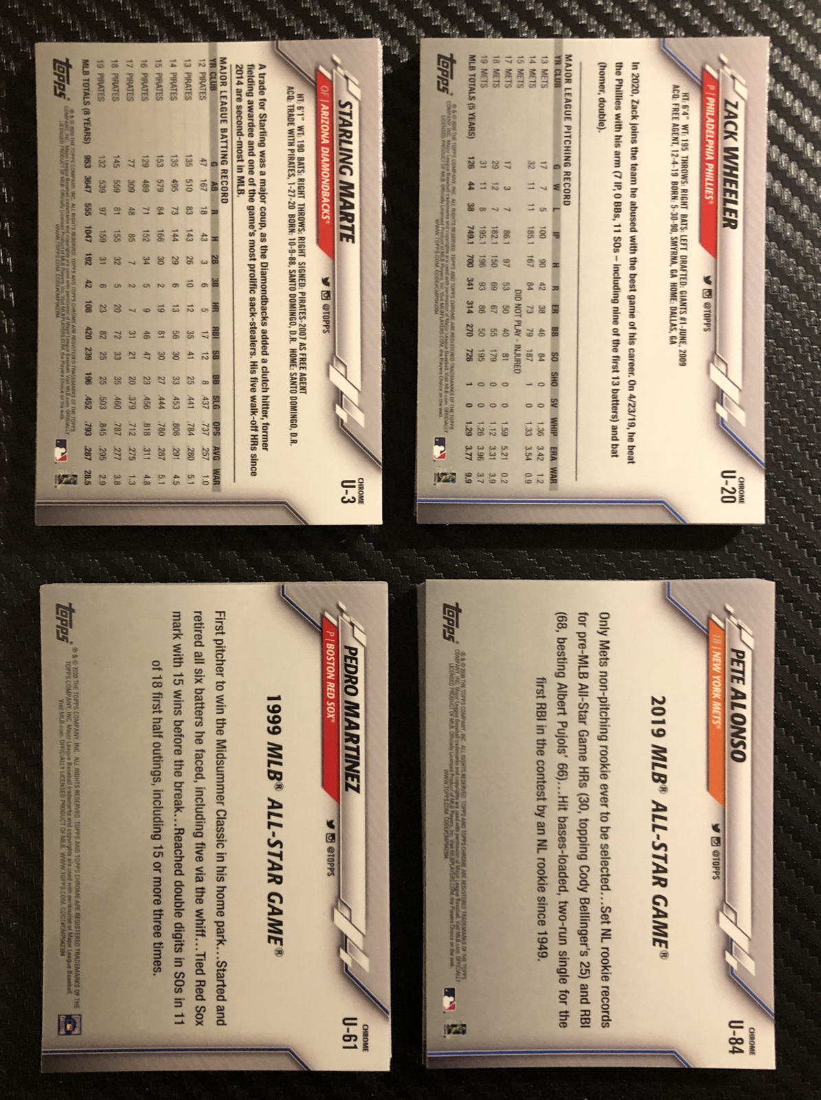 2020 Topps Chrome Update Baseball Cards Lot You Pick